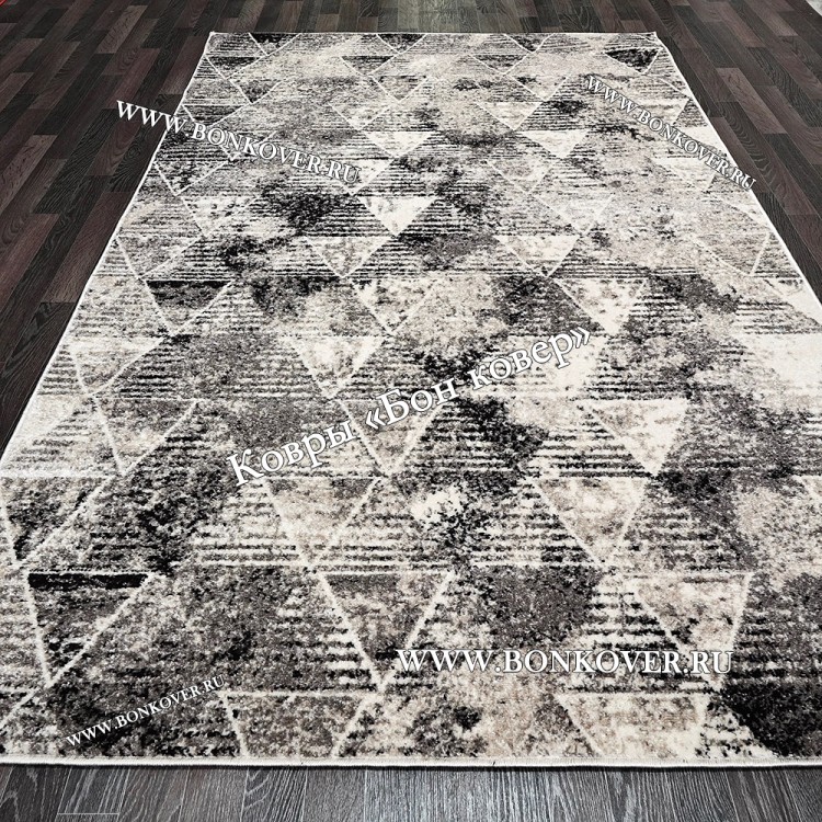 Ковер Лайт Карпет New 05 NN Геометрический Серый